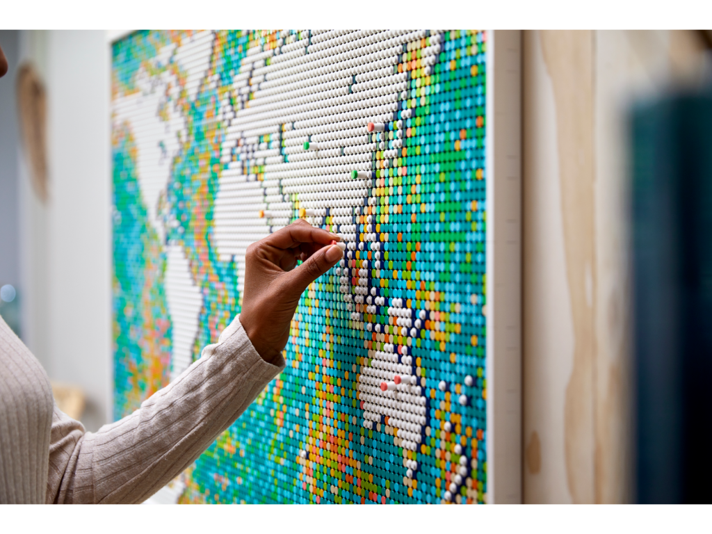 World Map LEGO Set