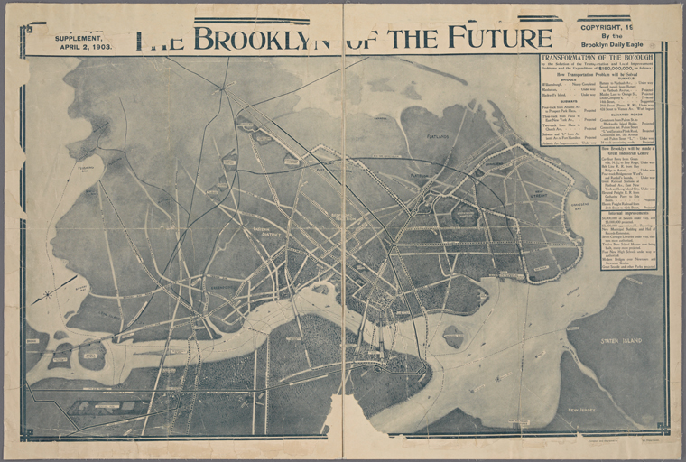 Brooklyn of the future map NY Geoawesomeness