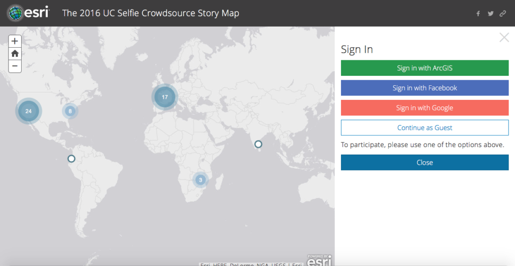 Esri_SelfiMap_Geoawesomeness
