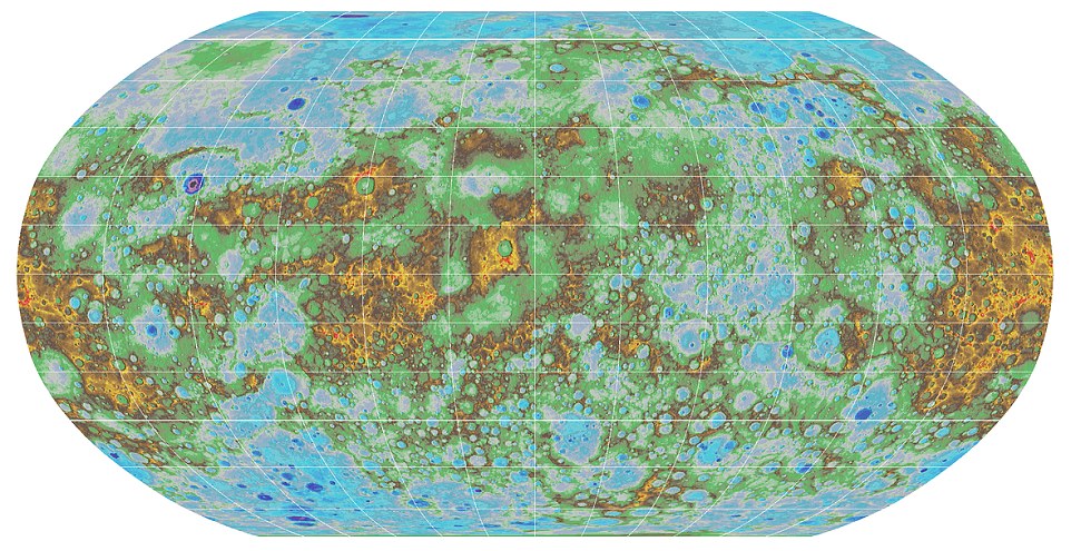 Map of Mercury NASA Geoawesome