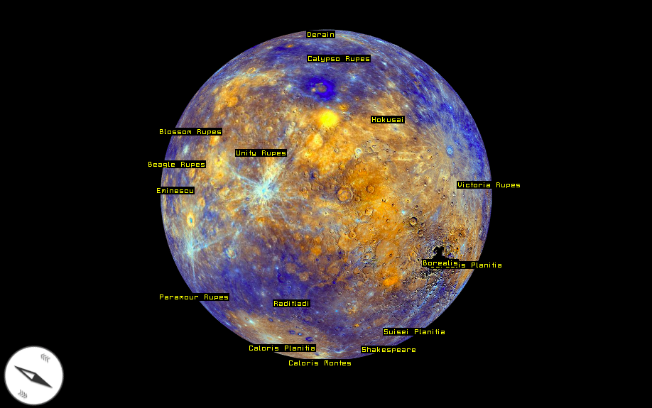 Melown Mercury Map
