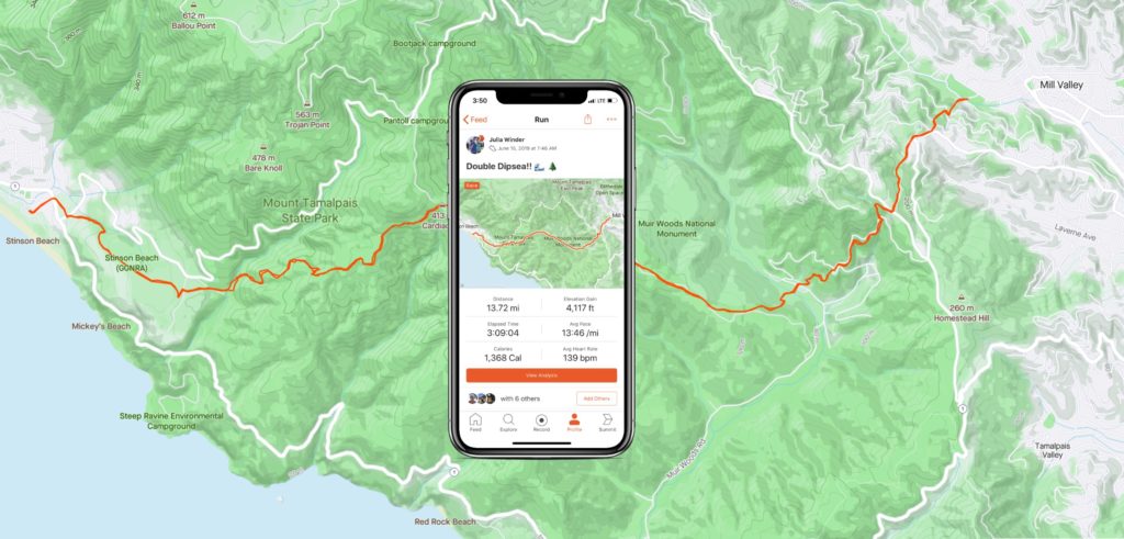 Strava outdoor maps report by Ishveena Singh
