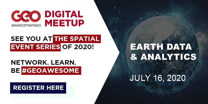 Banner - Digital Meetup #2: Earth Data and Analytics