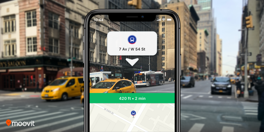 moovit AR navigation