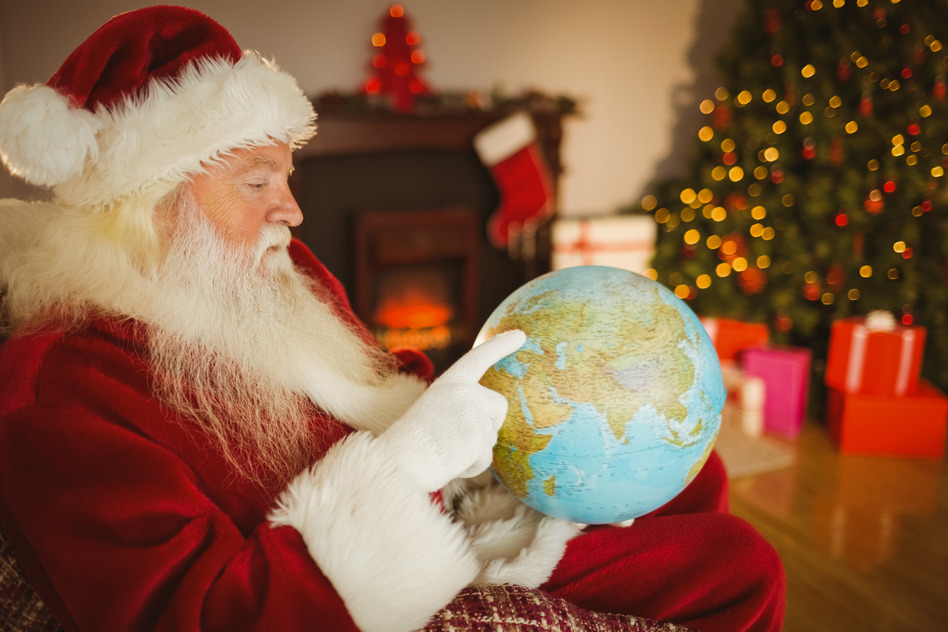 Geoawesome Santa claus