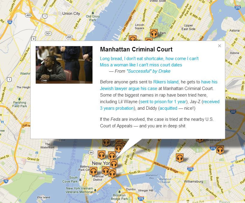 rap map